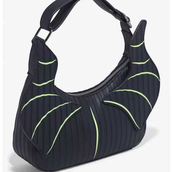 Loungefly - Disney Sleeping Beauty Maleficent Horns Shoulder Bag - NEW - Picture 3 of 4